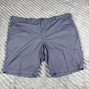 JoS. A Bank 1905‎ Mens Size 46 Cotton Shorts Blue Tailored  Flat Front